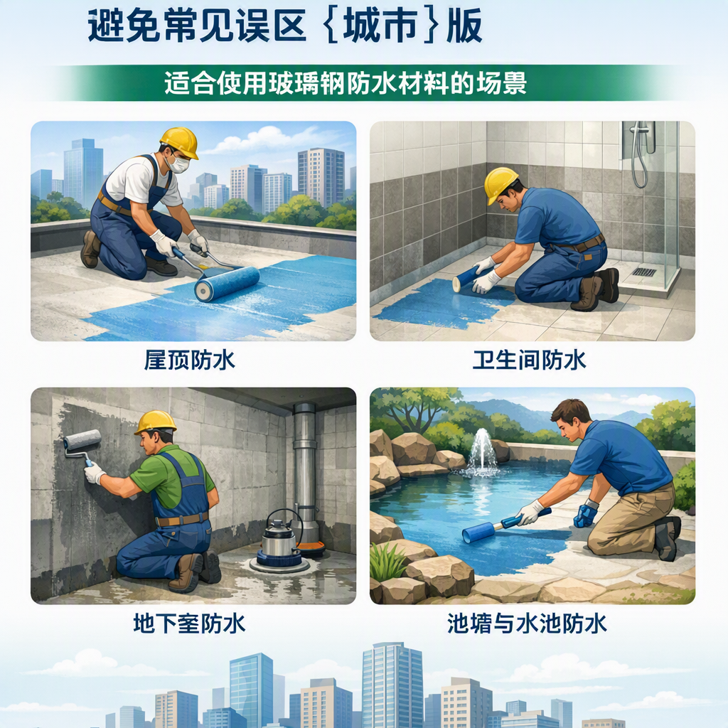玻璃钢防水材料施工注意事项,避免常见误区 濮阳 版