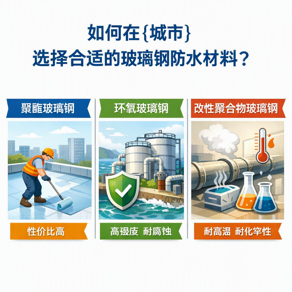 如何在濮阳选择合适的玻璃钢防水材料?