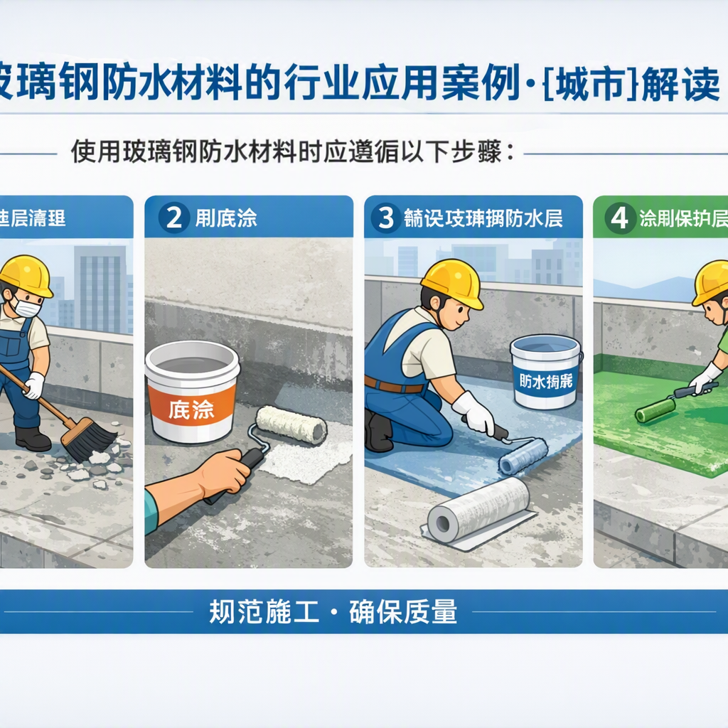 玻璃钢防水材料的行业应用案例,濮阳解读