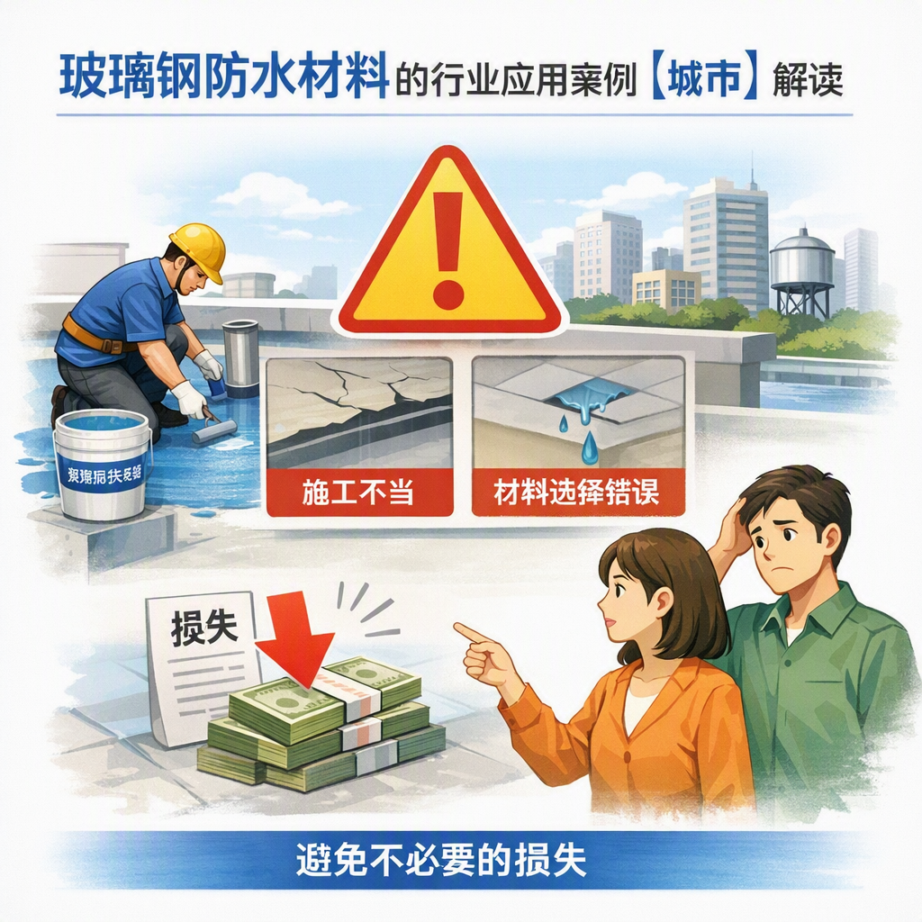 玻璃钢防水材料的行业应用案例,濮阳解读
